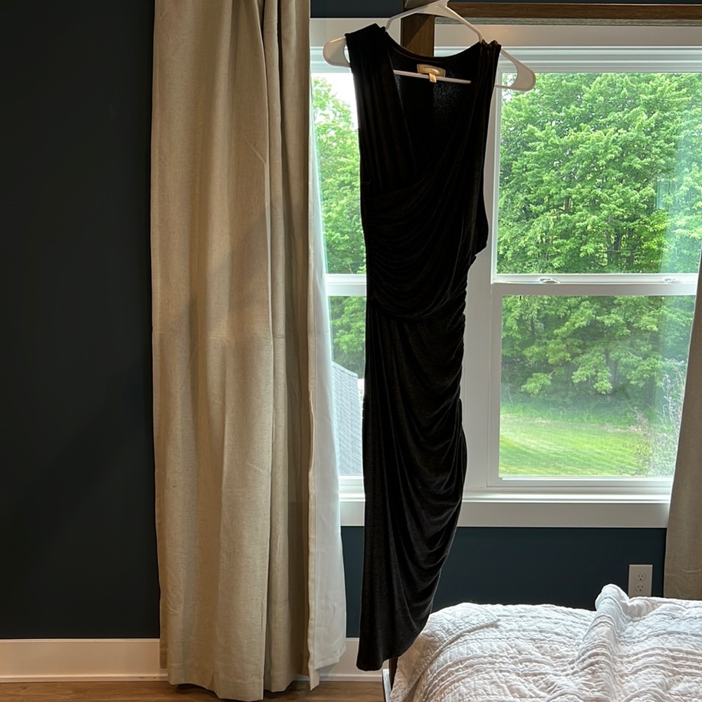 Moulinette Soeurs Black Asymmetrical Dress